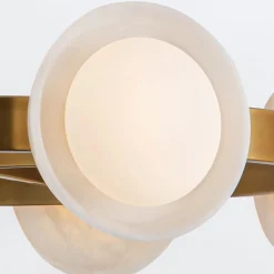 Nowoczesny Żyrandol LED Alonso - Vintage mosiądz (QN-ALONSO8-VBS-AR) - Quintiesse