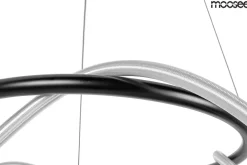 Nowoczesny żyrandol SERPIENTE 60 czarny (MSE1501100395) - Moosee