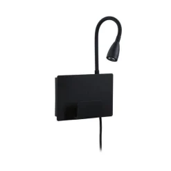 Oprawa ścienna HALINA LED USB-C czarny mat (PL71101) - PAULMANN