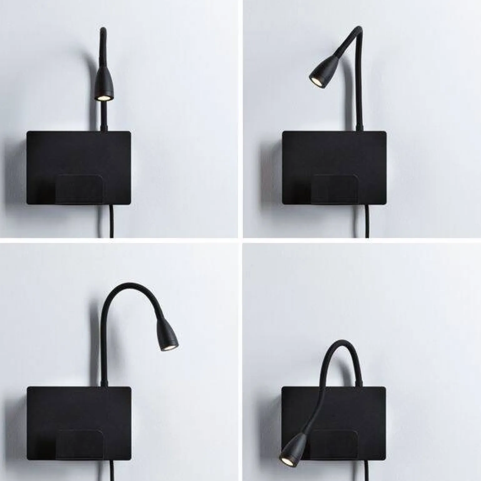 Oprawa ścienna HALINA LED USB-C czarny mat (PL71101) - PAULMANN