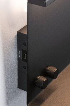 Oprawa ścienna JARINA LED DIM USB-C czarny mat (PL96773) - PAULMANN