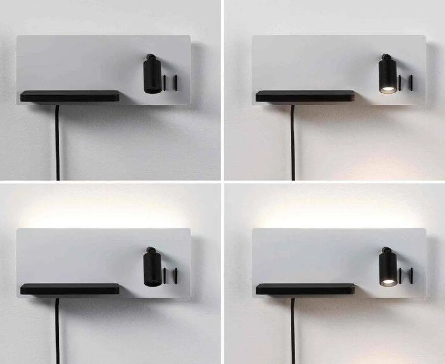 Oprawa ścienna SERRA LED DIM USB-C LEFT 2700K biały matowy (PL71102) - PAULMANN