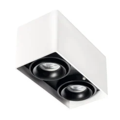 Oprawa LED FASHION 2 ED G2-GU10White&Black IP20 (03368W/B) - ZARlight