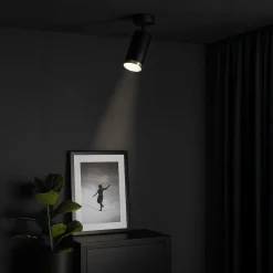 Oprawa Mica Spot Czarny + Złoty 1xGU10 (ML2094) - Milagro