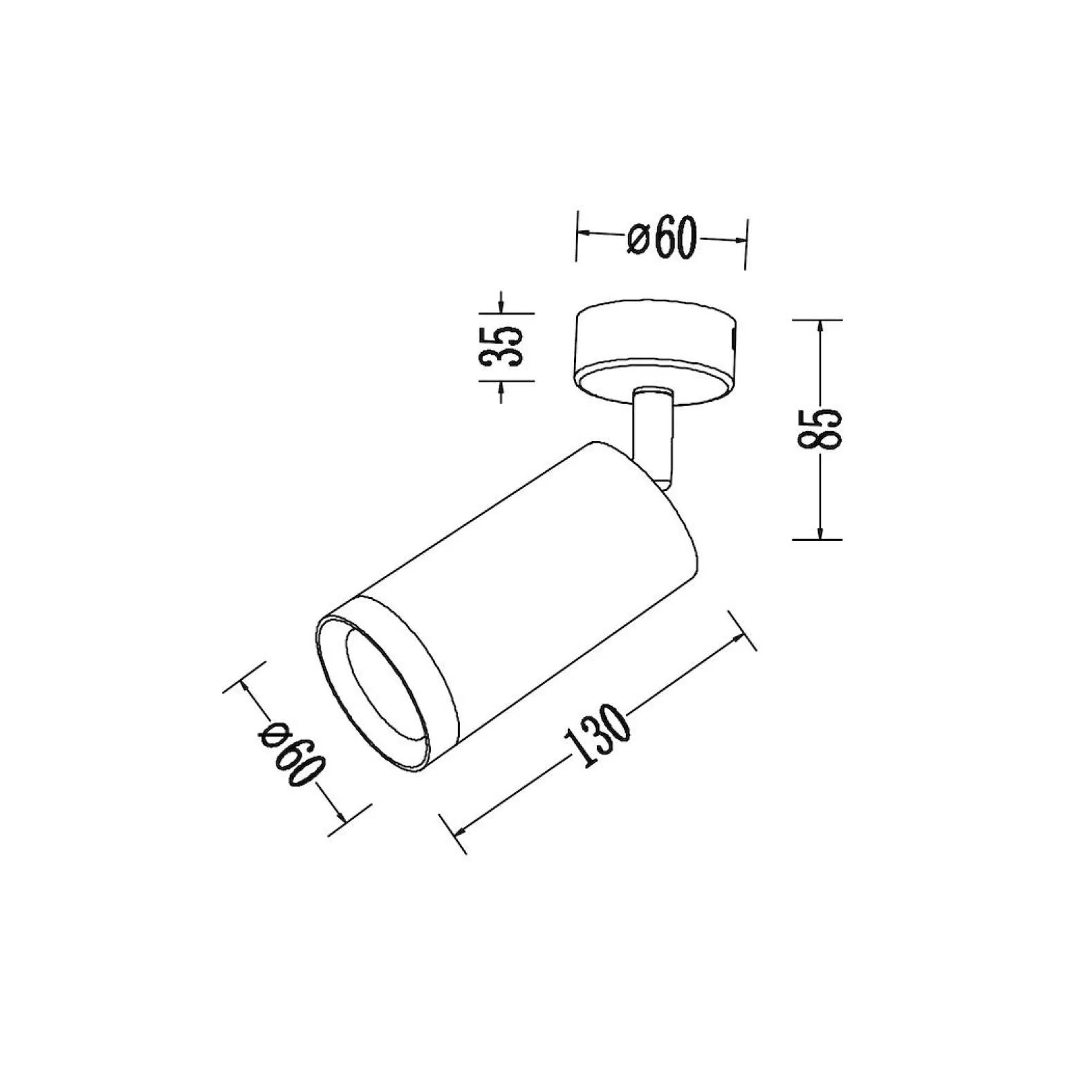 Oprawa Mica Spot Czarny + Złoty 1xGU10 (ML2094) - Milagro