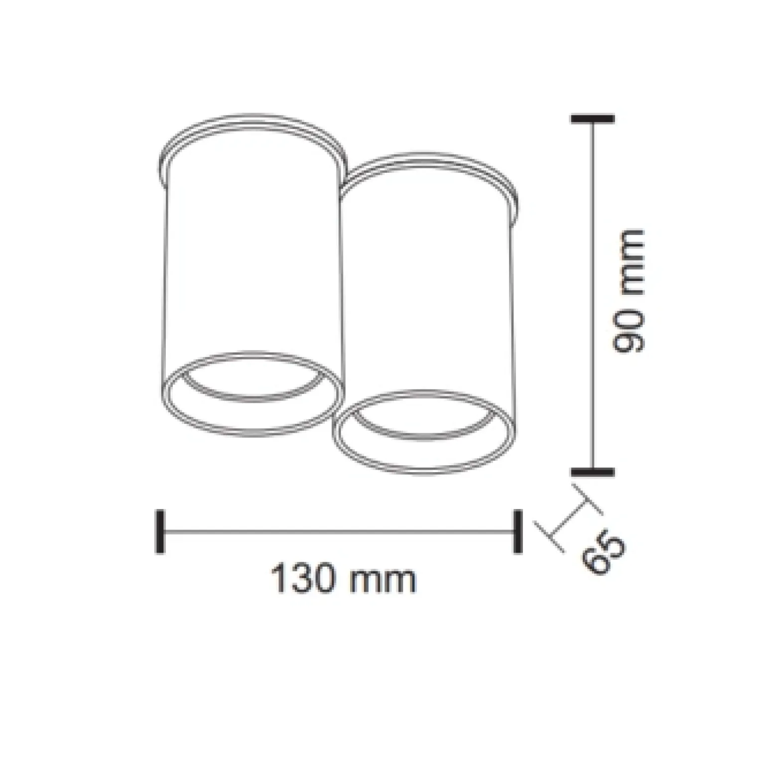 Oprawa natynkowa ARDIA (czarny) (1112) - Shilo