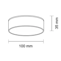 Oprawa natynkowa TOTTORI IL (czarny) (8056) - Shilo
