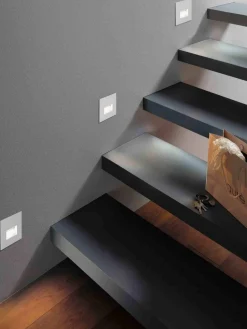 Oprawa przyschodowa EDGE LED kwadrat 1x1,2W 50lm 2700K 230V biały matowy / tworzywo sztuczne (PL93093) - PAULMANN