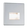 Oprawa przyschodowa EDGE LED kwadrat 1x1,2W 50lm 2700K 230V chrom matowy / tworzywo sztuczne (PL99495) - PAULMANN