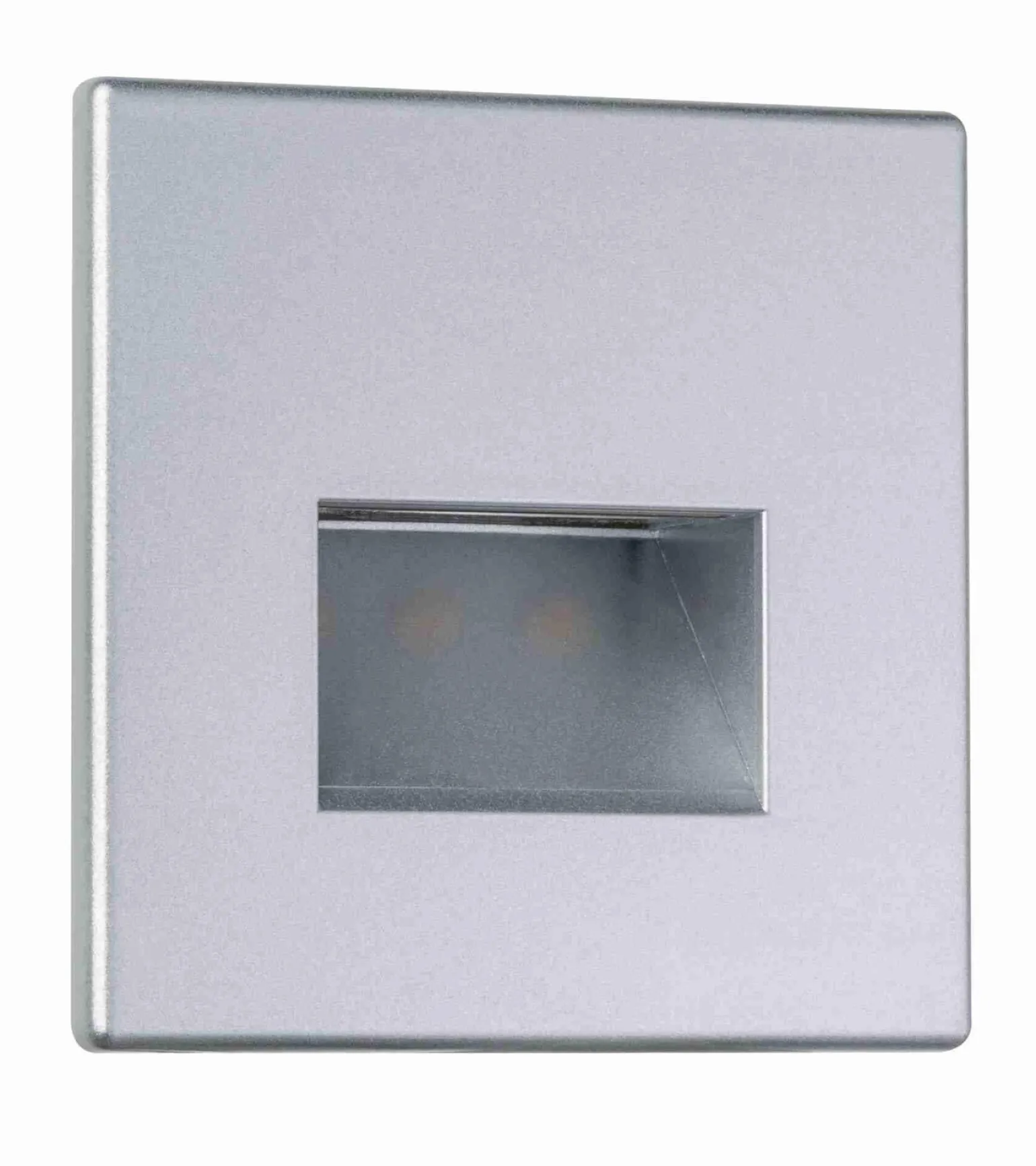 Oprawa przyschodowa EDGE LED kwadrat 1x1,2W 50lm 2700K 230V chrom matowy / tworzywo sztuczne (PL99495) - PAULMANN