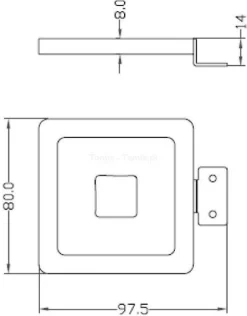 Oprawa SPIEGEL Eckig (D687038)