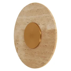 Ozdobny kinkiet z trawertynu MAXLIGHT W0417 KINKIET SUN 14W