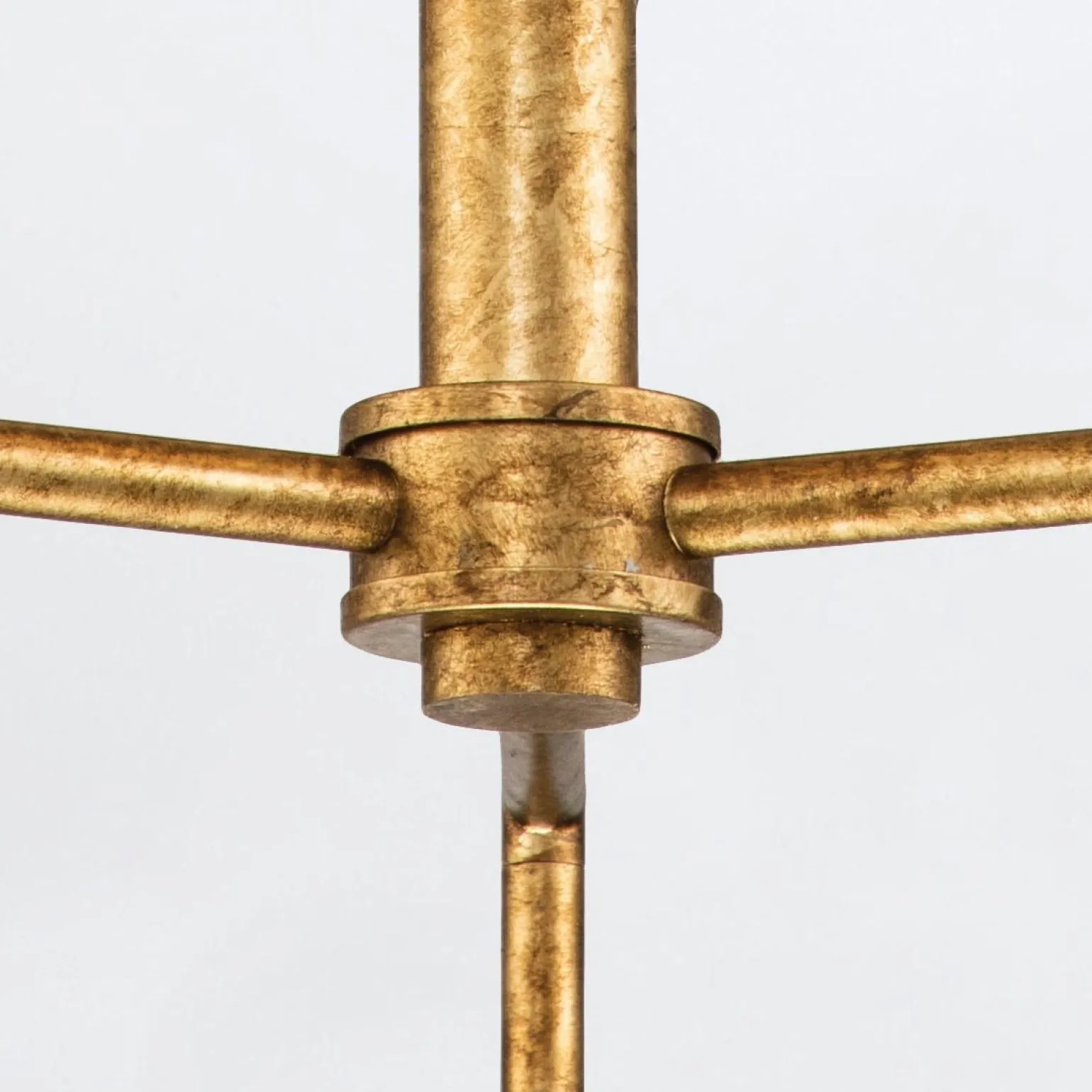 Ozdobny żyrandol Sawgrass - 3 źródła światła - Płatkowe złoto (QN-SAWGRASS-3-DG-O) - Quintiesse