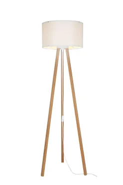 PIKO LAMPA PODŁOGOWA NATURALNA/BAMBOO-CREAM (ASZ.1664) - Zuma Line