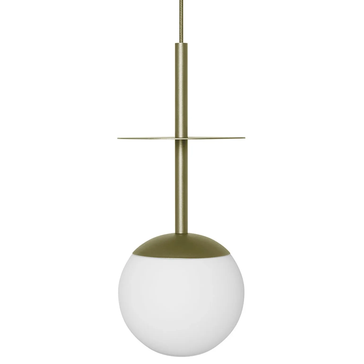 PLAAT A oliwkowa sufitowa lampa wisząca (PLA1414P0) - Ummo