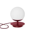 PLAAT ST burgundowa lampa stołowa (PLS154P1) - Ummo