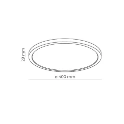 Plafon AQUA WHITE MEDIUM 36W LED (6902) - TK Lighting