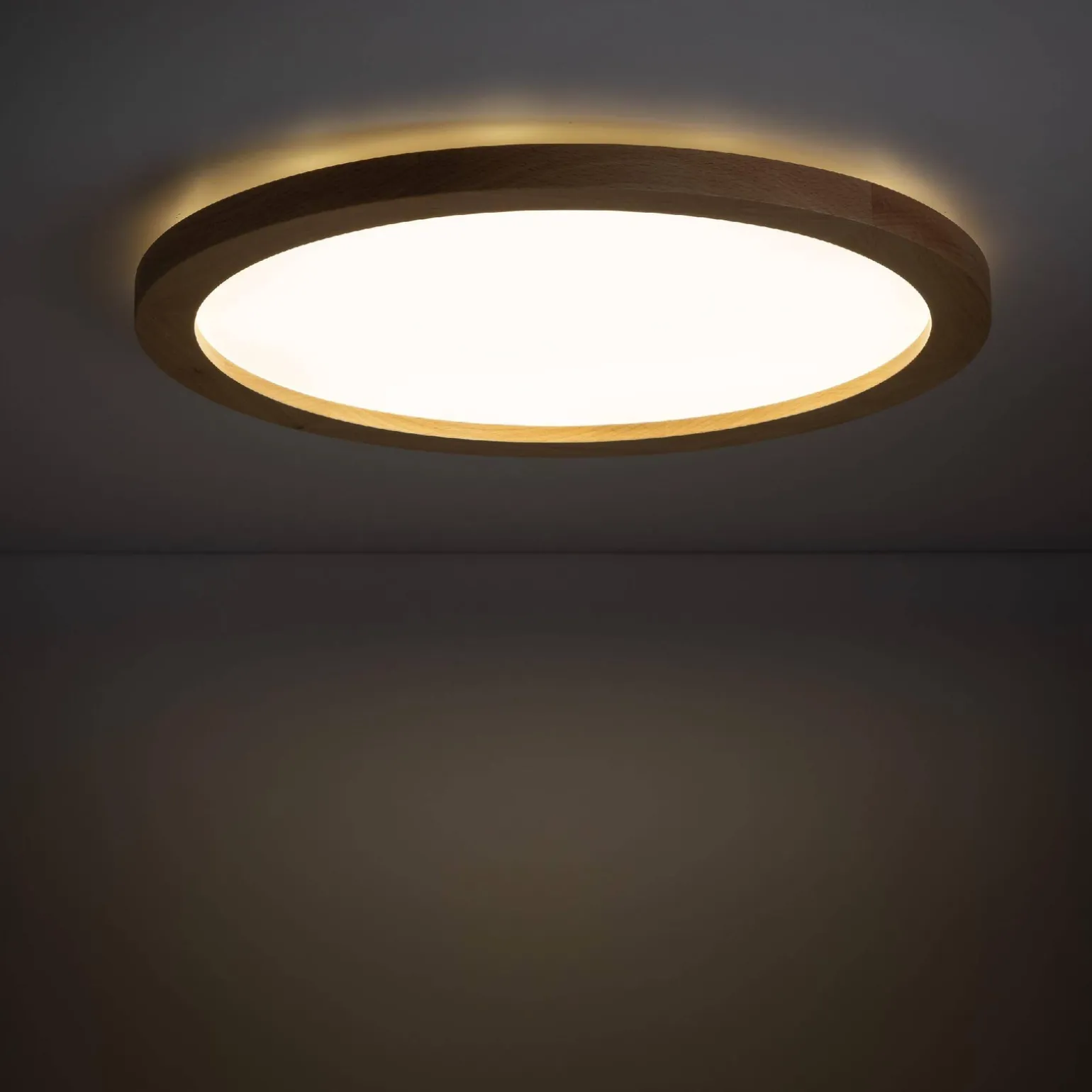 Plafon AQUA WOOD BUK Ø40 LED (18011) - TK Lighting