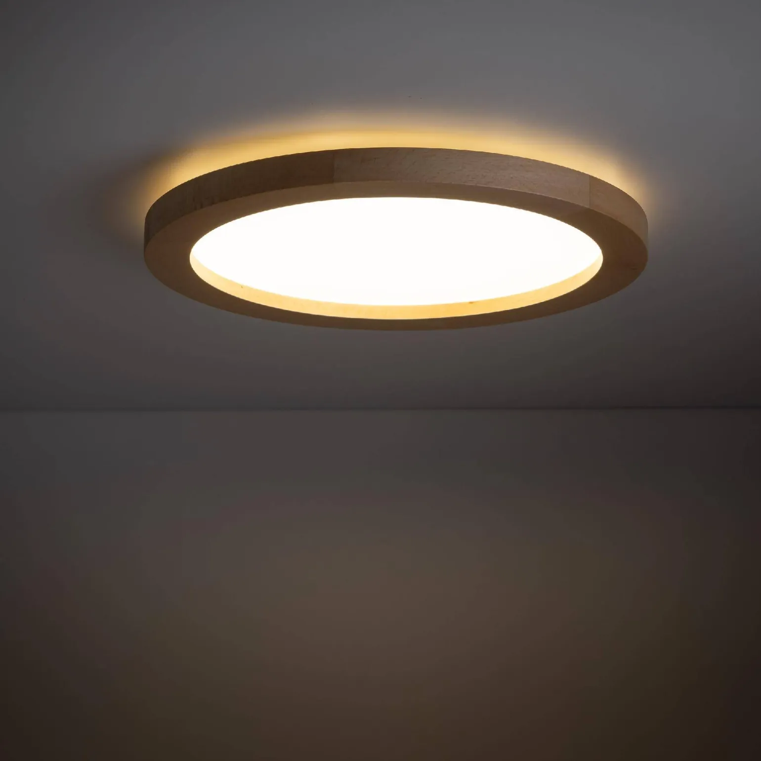 Plafon AQUA WOOD BUK Ø30 LED (18004) - TK Lighting