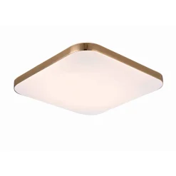 Plafon BABILON kwadratowy średni 4000K złoty (LP-335/1C M 4GD square) - Light Prestige