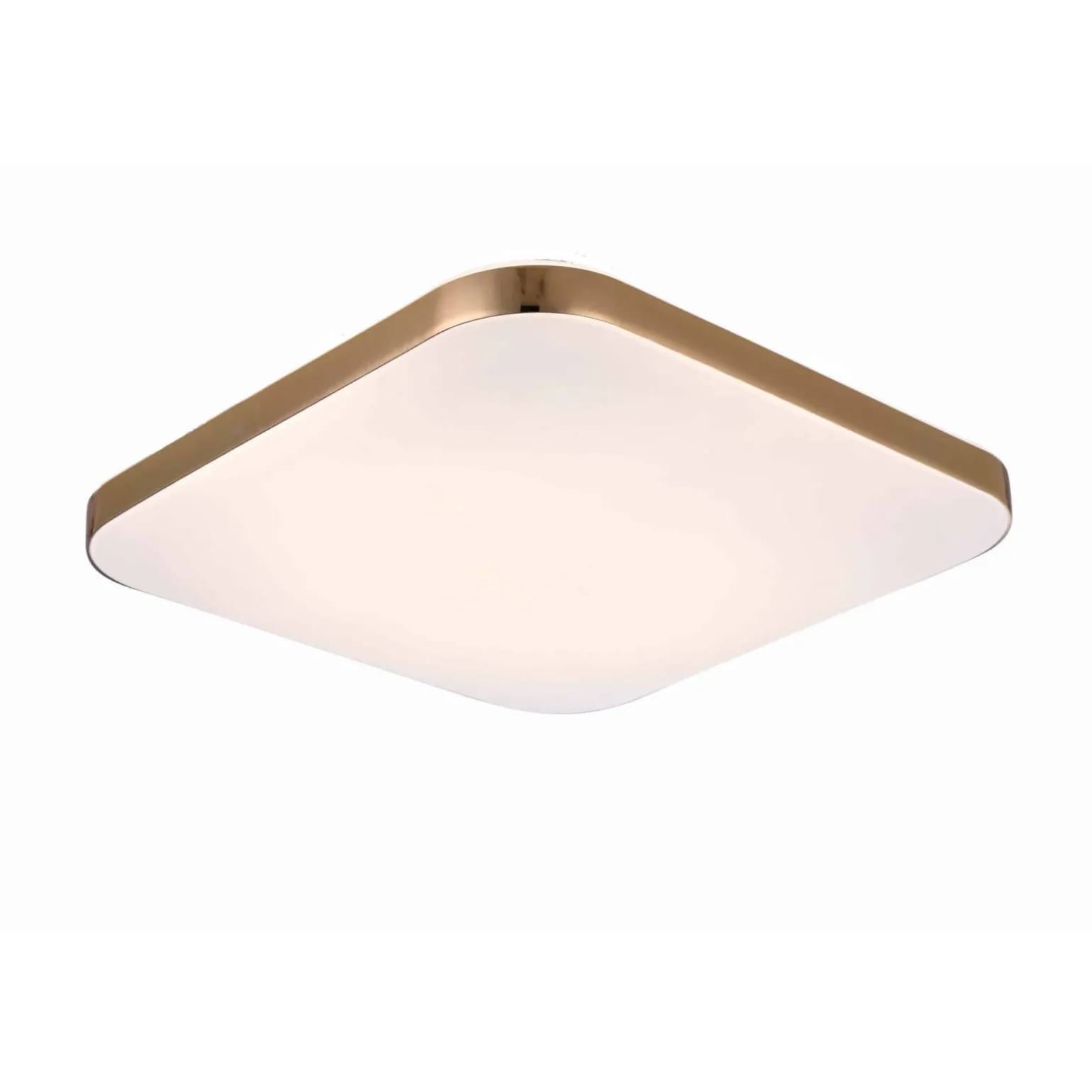 Plafon BABILON kwadratowy średni 4000K złoty (LP-335/1C M 4GD square) - Light Prestige
