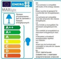Plafon Basic Square biały (C0070) Maxlight