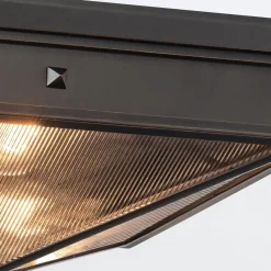 Plafon Cairo - 2 źródła światła - Miejski brąz (QN-CAIRO-F-M-UBZ-CR) - Quintiesse