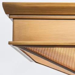 Plafon Cairo - 2 źródła światła - Vintage mosiądz (QN-CAIRO-F-M-VBS-CR) - Quintiesse