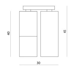 Plafon Calipso Kol. Biały (66353) - Ramko