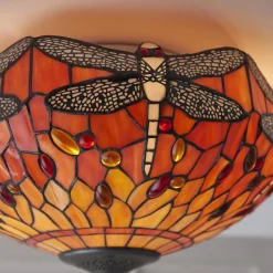 Plafon Dragonfly flame (70721) Tiffany