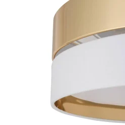 Plafon HILTON biało-złoty Ø 45 (4772) - TK Lighting