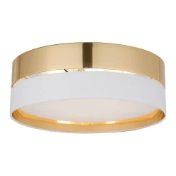 Plafon HILTON biało-złoty Ø 45 (4772) - TK Lighting
