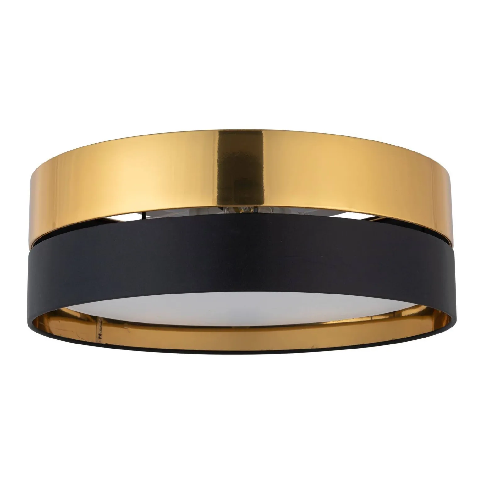 Plafon HILTON czarno-złoty Ø 45 (4180) - TK Lighting