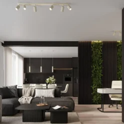 Plafon KARBON 6L beżowy (SL.1604) - Sollux Lighting