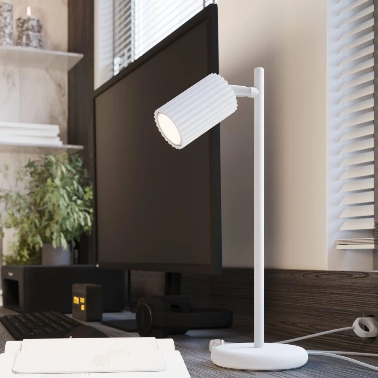 Plafon KARBON 4L biały (SL.1546) - Sollux Lighting