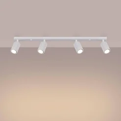 Plafon KARBON 4L biały (SL.1546) - Sollux Lighting