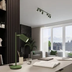 Plafon KARBON 4L zielony oliwkowy (SL.1622) - Sollux Lighting