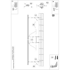 Plafon LAGOM czarny 4000K (TH.525) - Thoro Lighting