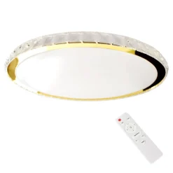 Plafon Layla Gold 50W ściemnialny + pilot (ML8131) - Milagro