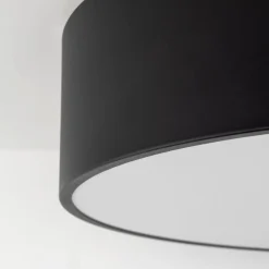 Plafon LIVO BLACK L 4XE27 IP54 (10988) - TK Lighting