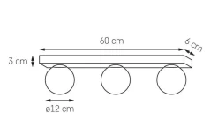 Plafon MIJA 3 (10762305) - Kaspa