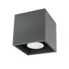 Plafon QUAD 1 antracyt (SL.0567) - Sollux