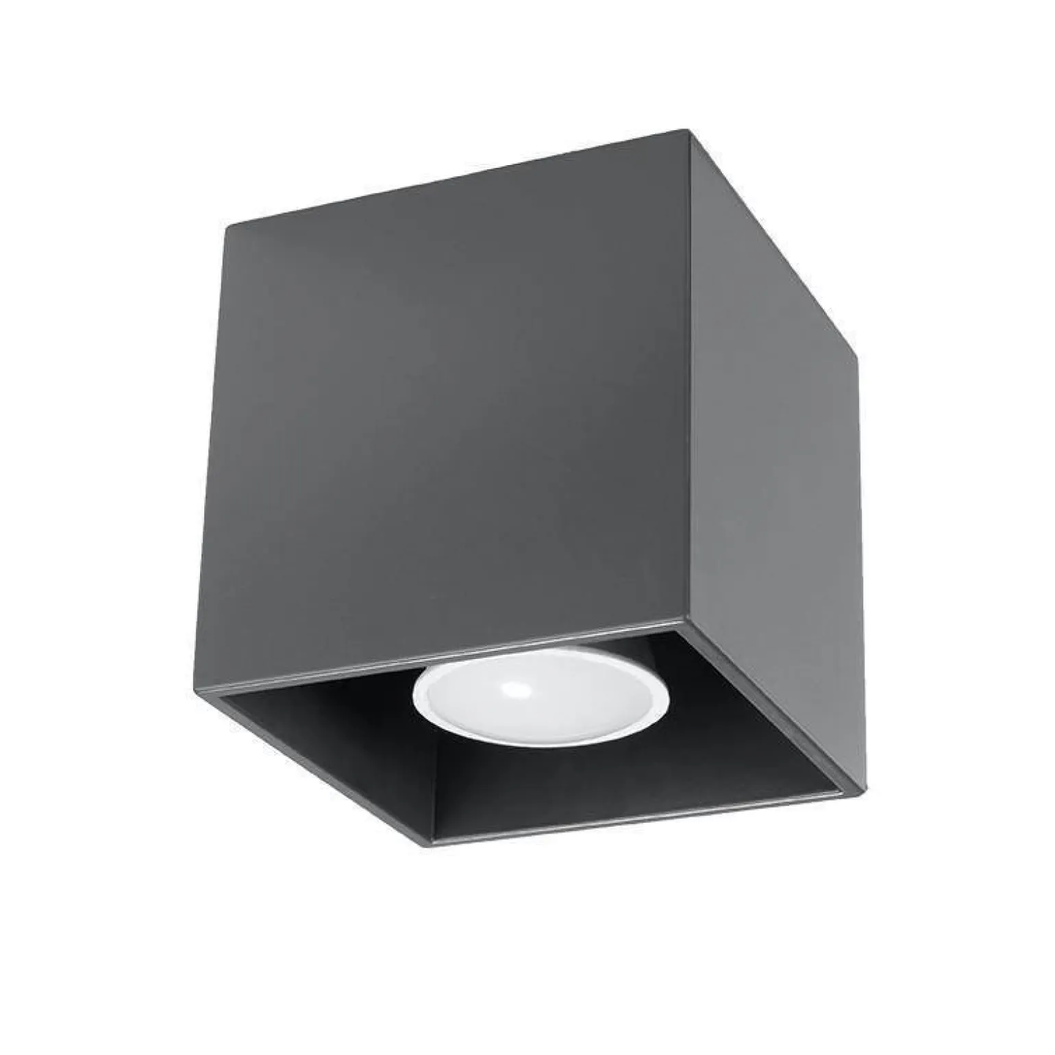 Plafon QUAD 1 antracyt (SL.0567) - Sollux