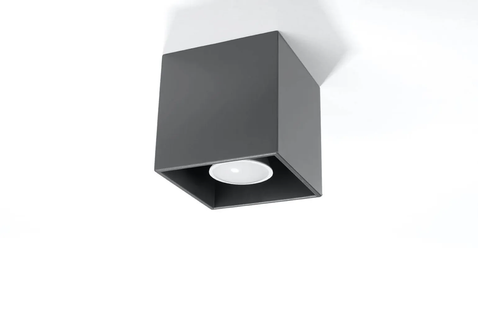 Plafon QUAD 1 antracyt (SL.0567) - Sollux