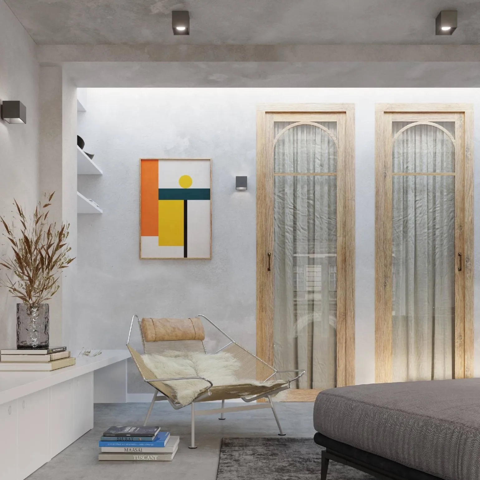 Plafon QUAD 1 antracyt (SL.0567) - Sollux