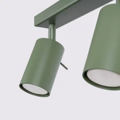 Plafon RING 6L zielony oliwkowy (SL.1505) - Sollux Lighting