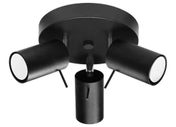 Plafon RING 3P czarny (SL.1016) - Sollux