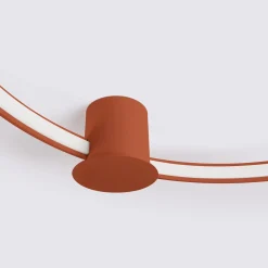 Plafon RIO 78 ochra czerwona LED 3000K (TH.412) - Thoro Lighting