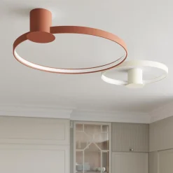 Plafon RIO 55 ochra czerwona LED 4000K (TH.414) - Thoro Lighting