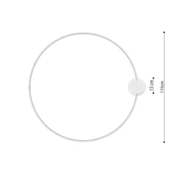 Plafon RIO 110 zielony oliwkowy LED 4000K (TH.394) - Thoro Lighting